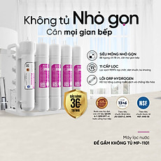 Máy lọc nước không tủ - Hàng chính hãng Mutosi MP-1101 hệ thống lọc 11 lõi