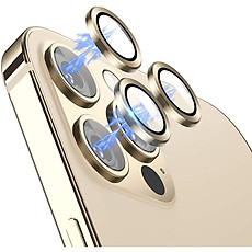 Bộ miếng dán kính cường lực bảo vệ Camera iPhone 12 Pro (6.1 inch) hiệu Wiwu Guard Lens Ring mang  lại khả năng chụp hình sắc nét full HD (độ cứng 9H, chống trầy, chống chụi & vân tay, bảo vệ toàn diện) - hàng nhập khẩu