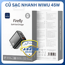 Củ Sạc Nhanh Firefly 45W PD GaN Wi-G011 - Hàng Chính Hãng