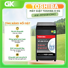 Máy giặt Toshiba 8 kg AW-M905BV(MK) - Hàng chính hãng (Chỉ giao HCM)