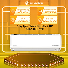 Máy lạnh Sharp Inverter 2 HP AH-X18CEWC - HÀNG CHÍNH HÃNG