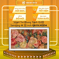 Smart Tivi Khung Tranh The Frame QLED Samsung 4K 55 Inch QA55LS03D QA55LS03DA 55LS03DA 55LS03D - Hàng chính hãng - Chỉ giao HCM