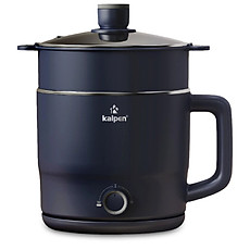 Nồi lẩu điện mini đa năng Kalpen P6 dung tích 1.8L kèm xửng hấp - Hàng chính hãng