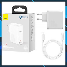 Bộ sạc siêu nhanh Baseus GaN2 Fast Charger 1C 100W (GaN2 Technology, QC5.0/QC4.0/PD3.0/ PPS Multi Quick Charge Protocol Support) - Hàng Chính Hãng