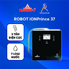 Máy Lọc Nước Điện Giải Ion Kiềm ROBOT IonPrince 37 - Bộ Điện Phân Korea Với 3 Tấm Điện Cực Titanium - Hàng Chính Hãng