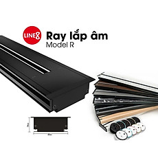 Thanh Ray Dẫn Điện Line8 Lắp Âm I Model R I Màu Ray Chọn Theo Nhu Cầu I Chính hãng I Bảo hành 5 năm