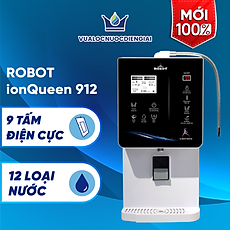 Máy Lọc Nước Điện Giải Ion Kiềm ROBOT IonQueen 912 Chế Độ Nóng Nguội Lạnh - Hàng Chính Hãng