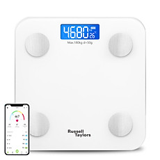 CÂN ĐIỆN TỬ THÔNG MINH RUSSELL TAYLORS BLUETOOTH BWS-10 - Hàng Chính Hãng