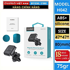 Giá đỡ Choetech H042 điện thoại Mag-netic kẹp khe gió trên ô tô (Hàng chính hãng)