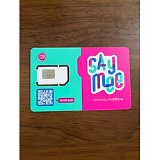 SIM 5G MOBIFONE SAYMEE - Sim GenZ, CHỌN SỐ, GÓI CƯỚC 5G, NGHE GỌI - Sim chưa kích hoạt - Hàng chính hãng