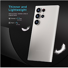 Ốp Lưng Nhám Siêu Mỏng 0.3mm Cho Samsung Galaxy S25 Ultra Hiệu Memumi SLIM Có Màng Bảo Vệ Camera - Hàng Nhập Khẩu