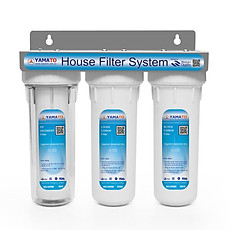 Thiết bị lọc nước 3 giai đoạn dòng tiêu chuẩn 10 inch Yamato