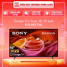 Google Tivi Sony 4K 50 inch KD-50X75K - Model 2022