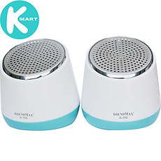 Loa Vi Tính SoundMax A160 2.0 6W (RMS) - Hàng Chính Hãng