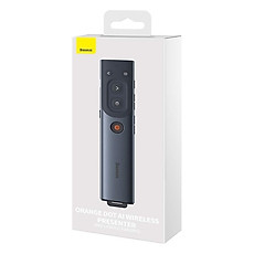 Bút Trình Chiếu Baseus Orange Dot AI Wireless Presenter WKCD020013, Nhận Diện Giọng Nói & Sử Dụng Màn Hình TV- Hàng Chính Hãng