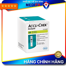 Hộp 50 que thử đường Accu Chek Instant
