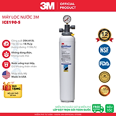 Máy Lọc Nước 3M ICE190-S Chuyên Dùng Cho Nhà Hàng, Quán Cà Phê, Căntin, Horeca - Hàng Chính Hãng 3M, Nhập Khẩu Mỹ