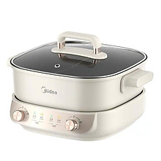 Nồi lẩu điện hai ngăn Midea MC-HGS282813 hàng chính hãng