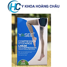 Vớ y khoa Đùi Không Bàn Chân - Suy Giãn Tĩnh Mạch Yasee - Tất y khoa giãn tĩnh mạch (1 đôi)