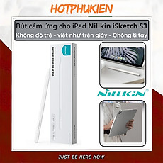 Bút cảm ứng hỗ trợ tì tay, siêu mượt cho iPad đời 2018 trở lên hiệu Nillkin iSketch S3 cho iPad Air Pro 11 12.9 13 Air 4 5 6 2018 10.2 - Hàng nhập khẩu