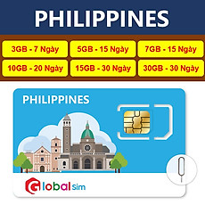 SIM DU LỊCH PHILIPPINES - GÓI CỐ ĐỊNH (HÀNG CHÍNH HÃNG)