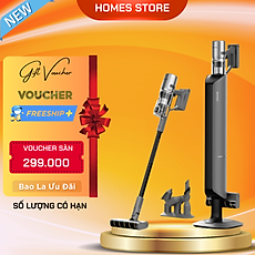 Máy Bụi Không Dây Dreame Z10S Station, Gom Rác Tự Động - Hàng Chính Hãng