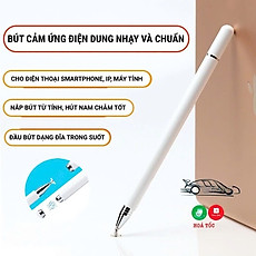 Bút Cảm Ứng Dành Cho Điện Thoại Ipad Máy Tính Bảng - Hàng Nhập Khẩu (Tặng Đầu Cảm Ứng Thay Thế)