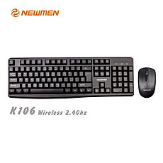 Bộ bàn phím chuột máy tính không dây NEWMEN K106 - Hàng chính hãng