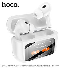 Tai nghe Bluetooth V5.4 Ho.co EW72 Chống ồn, Âm thanh sống động, màn hình LED hiển thị cảm ứng đa chức năng - Hàng chính hãng