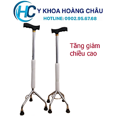 Gậy 4 Chân Cao Lucass B-932 (Có Thể Tăng Giảm Chiều Cao)