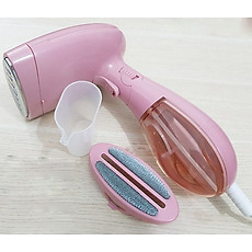 Bàn ủi hơi nước màu hồng cầm tay có thể gấp gọn, tiện lợi khi đi du lịch - Hàng chính hãng