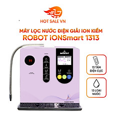 Máy Lọc Nước Điện Giải Ion Kiềm ROBOT IonSmart 1313 Chức Năng Nóng Thông Minh - Hàng Chính Hãng