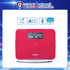 Cân đo chỉ số cơ thể Omron HBF-255T theo dõi 7 chỉ số cơ thể, mức cân tối đa 135kg