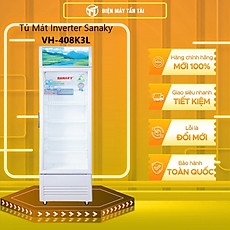 Tủ Mát Inverter Sanaky VH-408K3L (340L) - Hàng Chính Hãng - Chỉ giao tại HCM
