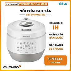 Nồi cơm điện cao tần IH 121 Cuchen CRT-PAPK series (CRT-PAPK1070W 1.8L, CRT-PAPK0670W 1.08L) Hàng chính hãng