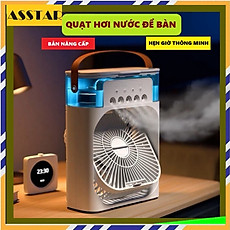 QUẠT PHUN SƯƠNG ĐỂ BÀN 5 BEC PHUN SƯƠNG SIZE LỚN - HÀNG CHÍNH HÃNG