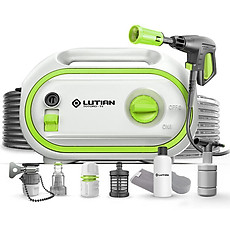 Máy Rửa Xe Áp Lực Cao ABG Lutian Totoro-T4 Công Suất 1400w 100bar, Máy Phun Xịt Rửa Xe Cao Áp, Chuyên Dụng Cho Cửa Hàng Rửa Xe, Nhà, Xưởng Công Nghiệp - Hàng Chính Hãng