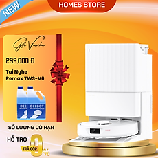 Robot Bút Bụi Lau Nhà Roborock QR 798 Lực 10.000 Pa, Chống Rối - Hàng Chính Hãng