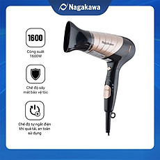 Máy Sấy Tóc Nagakawa NAG1604 (1600W) - Hàng Chính Hãng