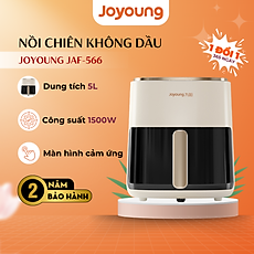 Nồi chiên không dầu 5L Joyoung JAF-566 - Công suất 1500W, Điều khiển cảm ứng - HÀNG CHÍNH HÃNG