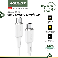Cáp Acefast USB-C to USB-C (1.2m) - C2-03 Hàng chính hãng Acefast