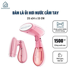 Bàn Là Ủi Áo Quần Hơi Nước Cầm Tay Tiện Lợi Loại 1 Hàng Chính Hãng MINIIN- Là Được Tất Cả Loại Vải- Gấp Gọn Tiện Dụng