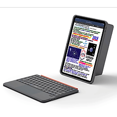 Case bao da bàn phím bluetooth V5.3 tích hợp trackpad / touchpad hiệu WIWU WK005 cho iPad Pro 11 M2 M3 M4 Pro 11 2020/21/22 Air 4/5/6/7 M2 M3 - Bàn phím từ tính nam châm tháo rời, tích hợp giá đỡ - Hàng nhập khẩu