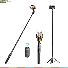 Ulanzi SK-03 - Gậy Tự Sướng Chụp Hình Cho Điện Thoại, Máy Ảnh, Điều Khiển Từ Xa Bluetooth, Chiều Cao 1.6m - Hàng chính hãng