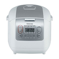 Nồi Cơm Điện Tử Toshiba RC-10NMFVN (WT) (1 Lít) - Hàng Chính Hãng