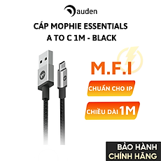 Combo sạc nhanh Mophie Power Delivery 20W/30W/45W/67W/120W Essential cho điện thoại iPhone, bảo hành 24 tháng - Hàng chính hãng