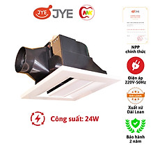 Quạt hút thông gió âm trần JY-B9030 và JY- B90302 LED 24W KT 280x280mm JYE hàng chính hãng