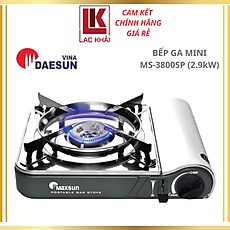 Bếp ga mini Maxsun MS-3800SP, Công suất 2900W, chân kiềng Inox - Hàng chính hãng - Bảo hành 12 tháng