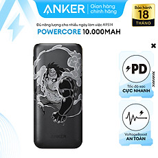 Pin Sạc Dự Phòng ANKER PowerCore 10K mAh PD REDUX ONE PIECE EDITION - A9514 - 1 Cổng USB-C và 1 Cổng USB-A Sạc Nhanh 22.5W