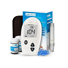 Máy Đo Đường Huyết Sinocare Safe Accu (Gồm 50 Que Và 50 Kim)